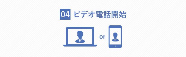 ビデオ電話開始
